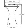 Horoz Electric PAPATYA-1 Е27 IP44 284мм черный (400-000-141) - зображення 2