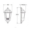 Horoz Electric BEGONYA-3 E27 IP44 черный (400-010-118) - зображення 3