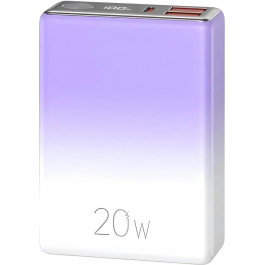   USAMS US-CD192 10000mAh 20W Purple (10KCD19203)