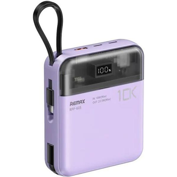 REMAX RPP-602 10000mAh 22.5W Purple - зображення 1