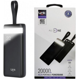   LinkTech AC20 20000 mAh Black