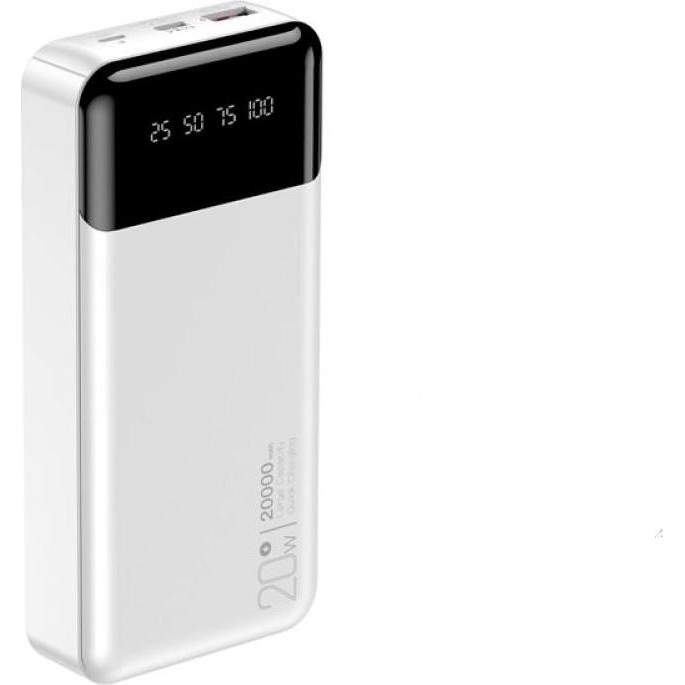 XO PR192 20000mAh 20Wh White - зображення 1