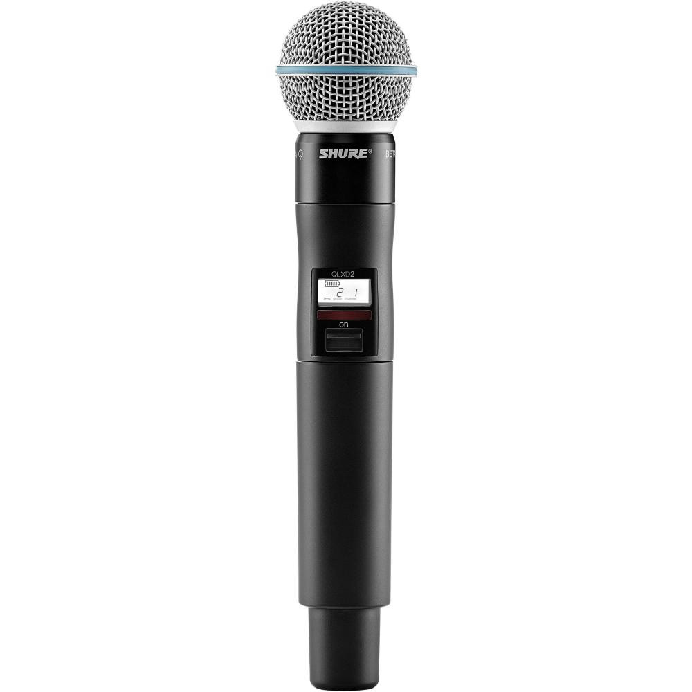 Shure QLXD2/B58 Ручний передавач з мікрофонним капсулем BETA58 - зображення 1