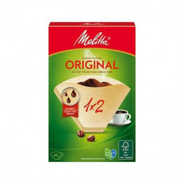   Melitta Бумажные фильтры  Original для пуровера и фильтр-кофеварки, 1*2, 40 шт (1X2)