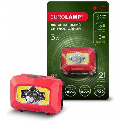 EUROLAMP HL-3W Red - зображення 1