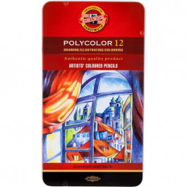   Koh-i-noor Карандаши цветные Polycolor 12 шт (3822012002PL)