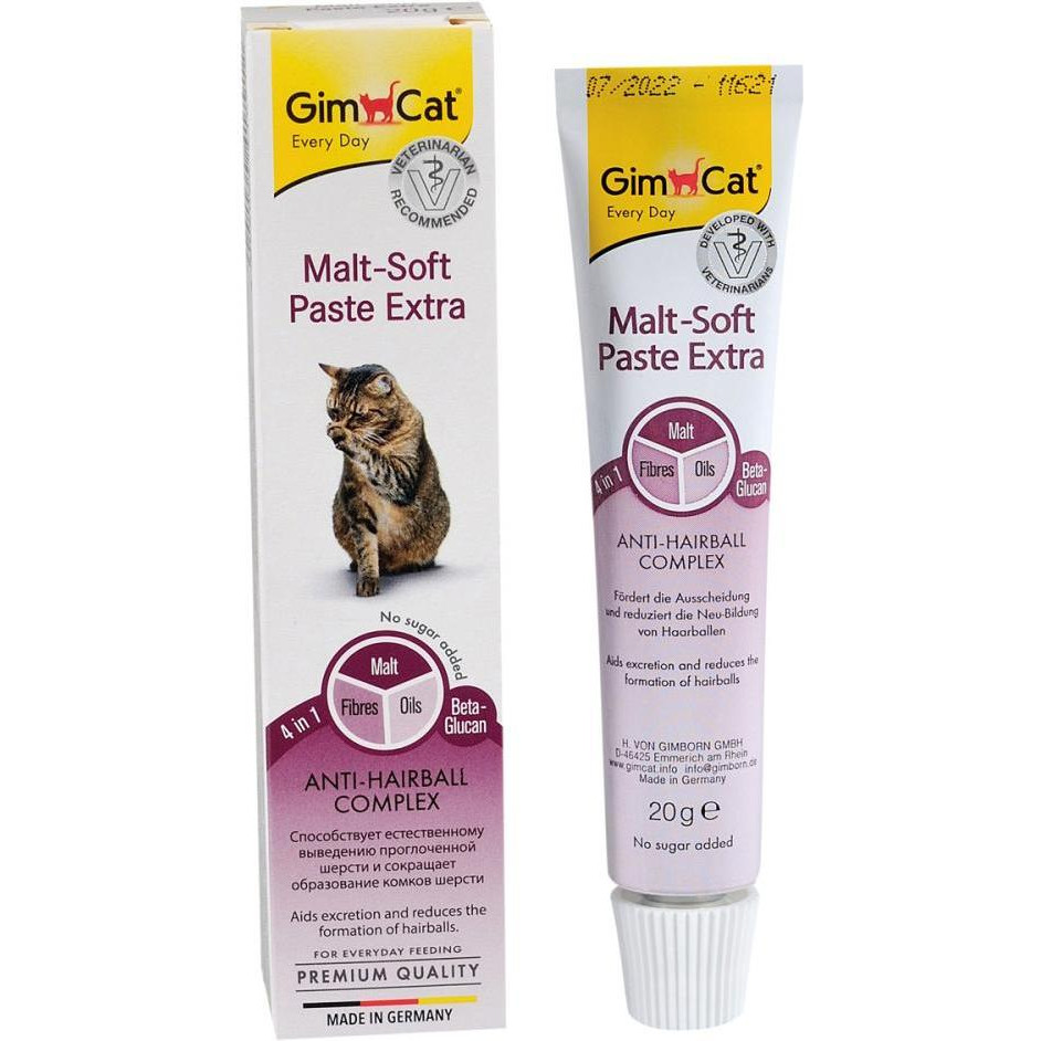 GimCat Malt-Soft Paste Extra 20 г (G-407081/417912) - зображення 1