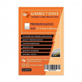   Games7Days Протектори для карток  (57.5 х 89 мм, 50 шт.) (PREMIUM) (GSD-025789)