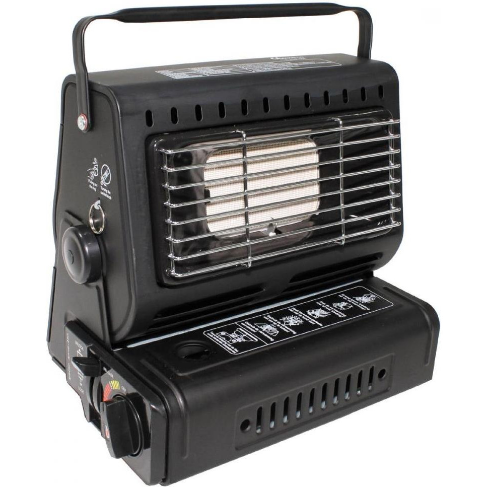 Fox Outdoor Gas Heater with Piezo ignition, black (33793) - зображення 1