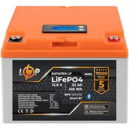   LogicPower LiFePO4 12,8V -32 Ah LCD Smart BT (29993)