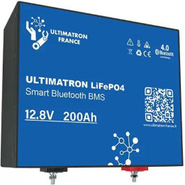   Ultimatron LiFePO4 12.8V 200Ah Smart BMS