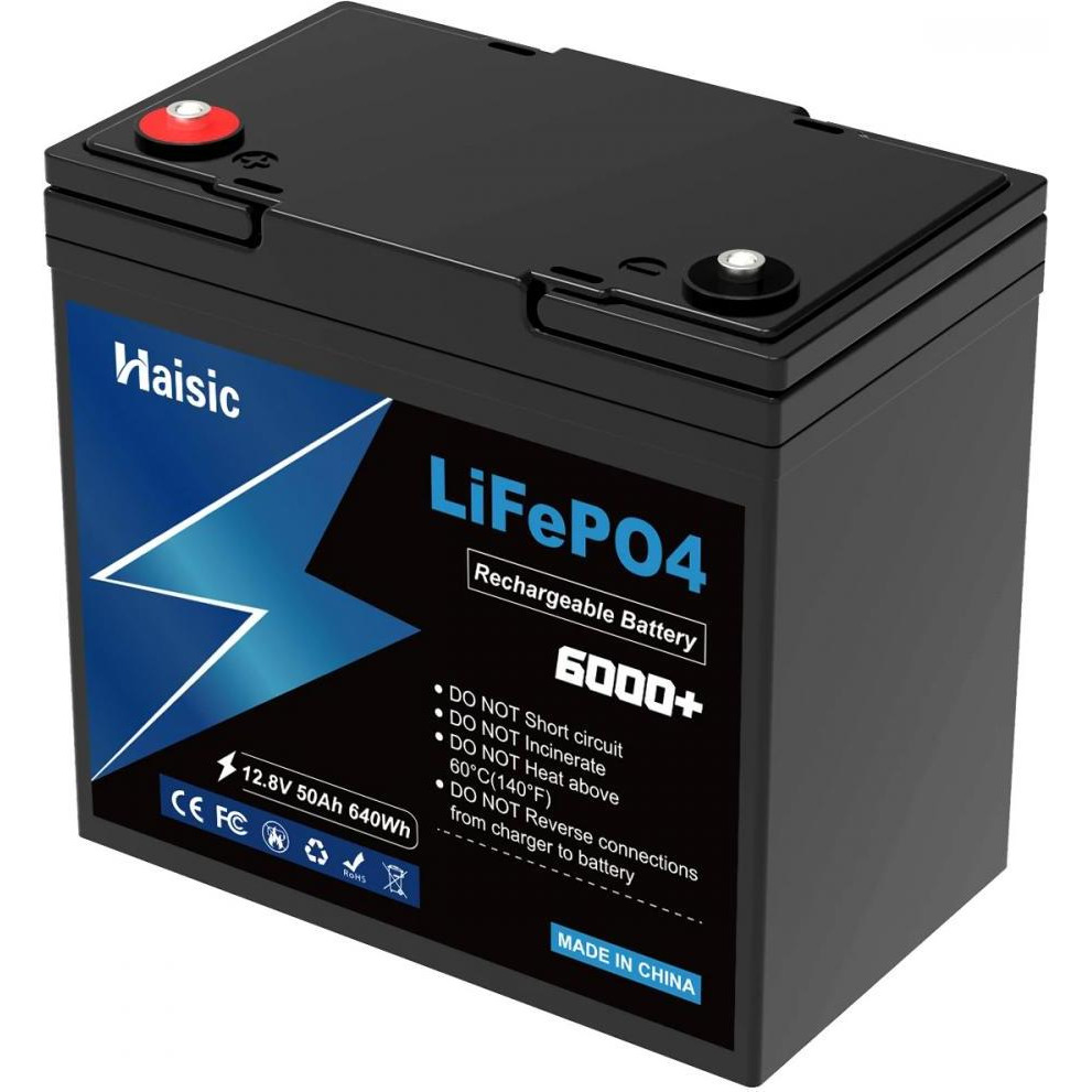 Haisic LiFePO4 12,8V/50AH (HS-12.8V50AH) - зображення 1