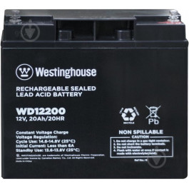   Westinghouse Terminal T12 12V 20Ah (WD12200N-T12)