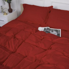   MirSon Наволочка з вушками  Satin Stripe 30-0018 Red 70x70 см (2200005254615)