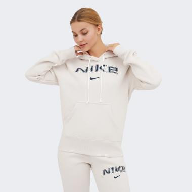 Nike Худі тепле жіноче  W Nsw Phnx Flc Std Po Logo Hdy HM9751-104 L Бежеве (197599704331) - зображення 1