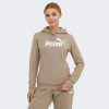 PUMA Бежева жіноча кофта  ESS Logo Hoodie FL (s) 586789/62 - зображення 1