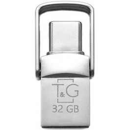   T&G 32 GB 104 Metal series Silver (TG104TC-32G)