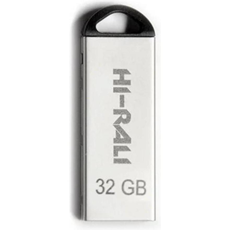 Hi-Rali 32 GB Fit Series USB 2.0 Silver (HI-32GBFITSL) - зображення 1