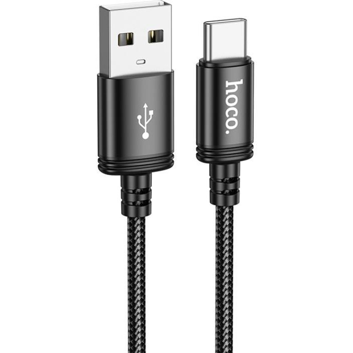 Hoco X89 Wind USB Type-A to USB Type-C 1m Black (6931474784360) - зображення 1