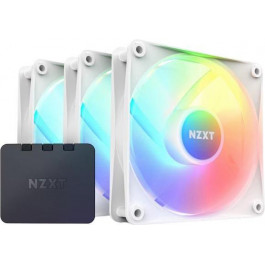   NZXT F120 RGB Core Matte White 3-Pack (RF-C12TF-W1)