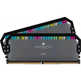   Corsair 32 GB (2x16GB) DDR5 6000 MHz Dominator Platinum RGB AMD EXPO (CMT32GX5M2D6000Z36)