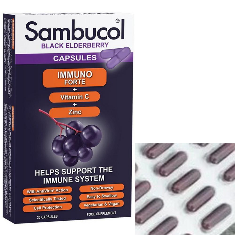 Sambucol Immuno Forte Capsules 30 капсул - зображення 1