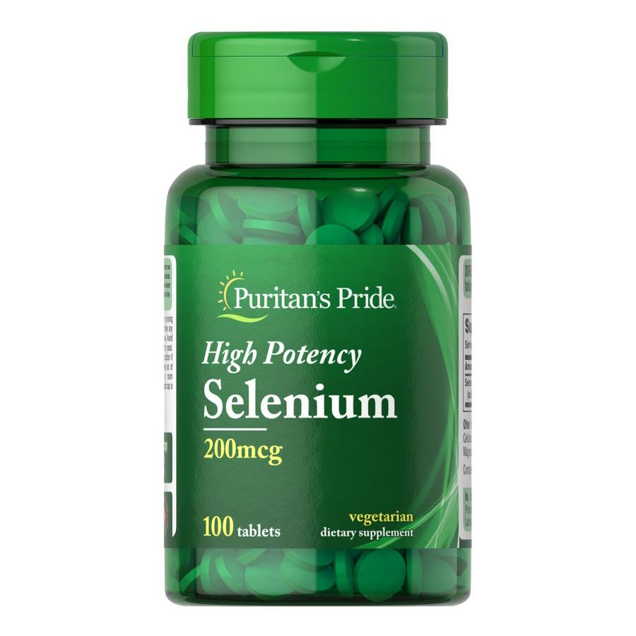 Puritan's Pride Selenium 200 mcg  100 таб - зображення 1