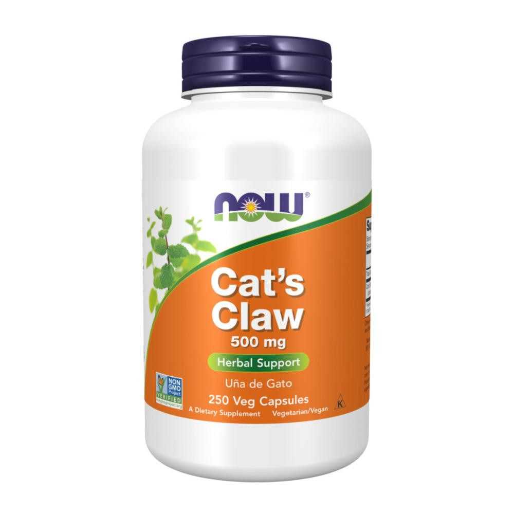 Now Cat's Claw 500mg - 250 vcaps - зображення 1