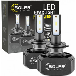   Solar H7 LED 12/24V 40W 5000Lm 6000K, CSP1860 (8207)