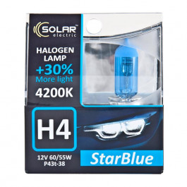   Solar StarBlue H4 12V 60/55W 4200K 1244S2 2 шт.