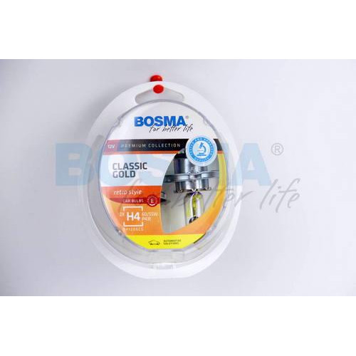 Bosma H4 60/55W 12V Classic Gold, BOX, 2шт 8917 - зображення 1