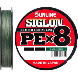   Sunline Siglon PE X8 / Dark Green / #8.0 / 0.470mm 300m 50.0kg