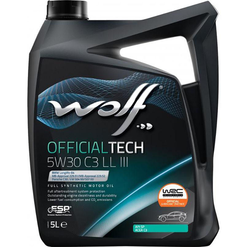 Wolf Oil OFFICIALTECH 5W-30 C3 LL III 5л - зображення 1