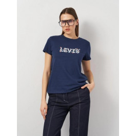   Levi's Футболка жіноча  The Perfect Tee 17369-2500 XS Синя (5401128870905)