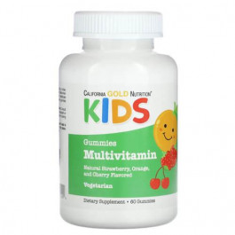   California Gold Nutrition Kid's Multi Vitamin 60 жувальних цукерок