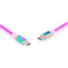 REAL-EL Premium USB Type C - Type C Rainbow 1m (EL123500053) - зображення 2