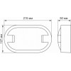 VIDEX Світлодіодний зовнішній світильник  ART 15W 5000К 220V овальний (4820118299136) - зображення 5