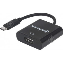   Manhattan USB-C - HDMI Black (151788)