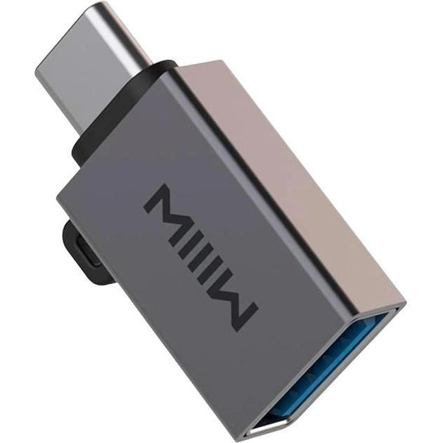 MIIIW Adapter Type-C to USB Space Gray (MWCMA03) - зображення 1