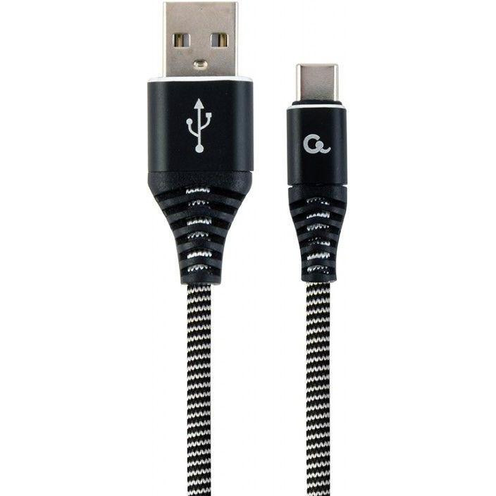 Cablexpert Premium USB2.0 CM/AM Black 1m (CC-USB2B-AMCM-1M-BW) - зображення 1