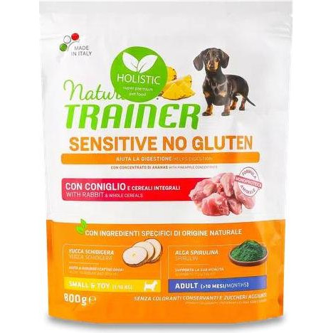 Trainer Natural Sensitive No Gluten Adult Mini Rabbit 0,8 кг (8059149428239) - зображення 1