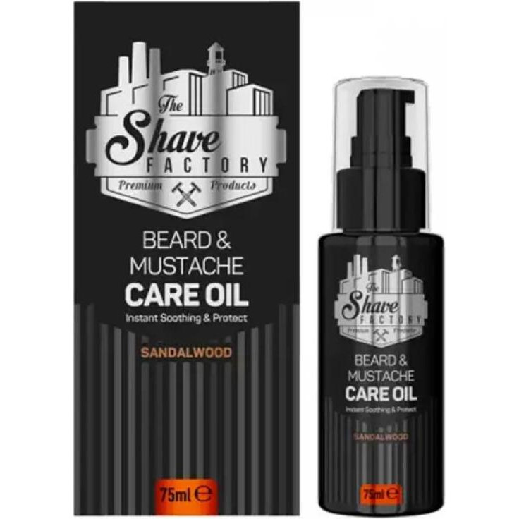 The Shave Factory Олія для бороди та вусів The  Beard & Moustache Care Oil Sandalwood 75 мл - зображення 1