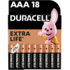 Батарейка Duracell AAA bat Alkaline 18шт Basic 81546741