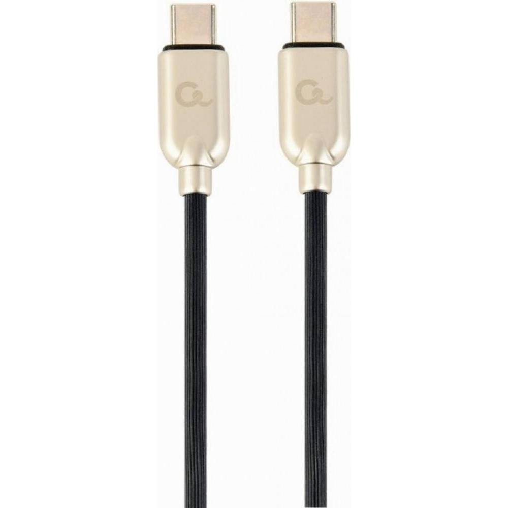 Cablexpert USB Type-C to Type-C 1m Black (CC-USB2PD60-CMCM-1M) - зображення 1