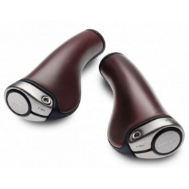   Brooks Ручки руля  GP1 Leather Grips Brown/Silver 2018