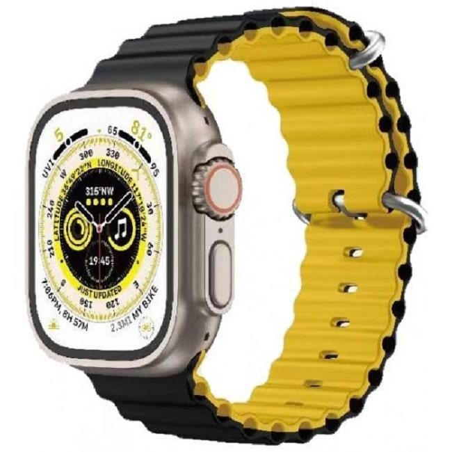 GEAR4 Ремінець  Apple Watch 42/44/45MM Black/Yellow - зображення 1