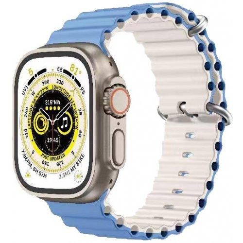 GEAR4 Ремінець  Apple Watch 38/40/41MM Mist Blue/White - зображення 1