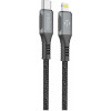 Intaleo CBGPD30WTL1 Type-C to Lightning 30W 1.2m Grey (1283126518089) - зображення 1