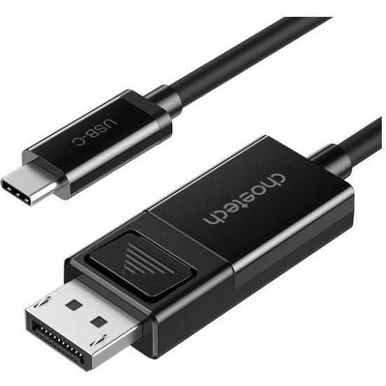 Choetech USB-C to DisplayPort 1.8m Black (XCP-1803-BK) - зображення 1