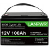 LANPWR LiFePO4 12V 100AH Bluetooth - зображення 2